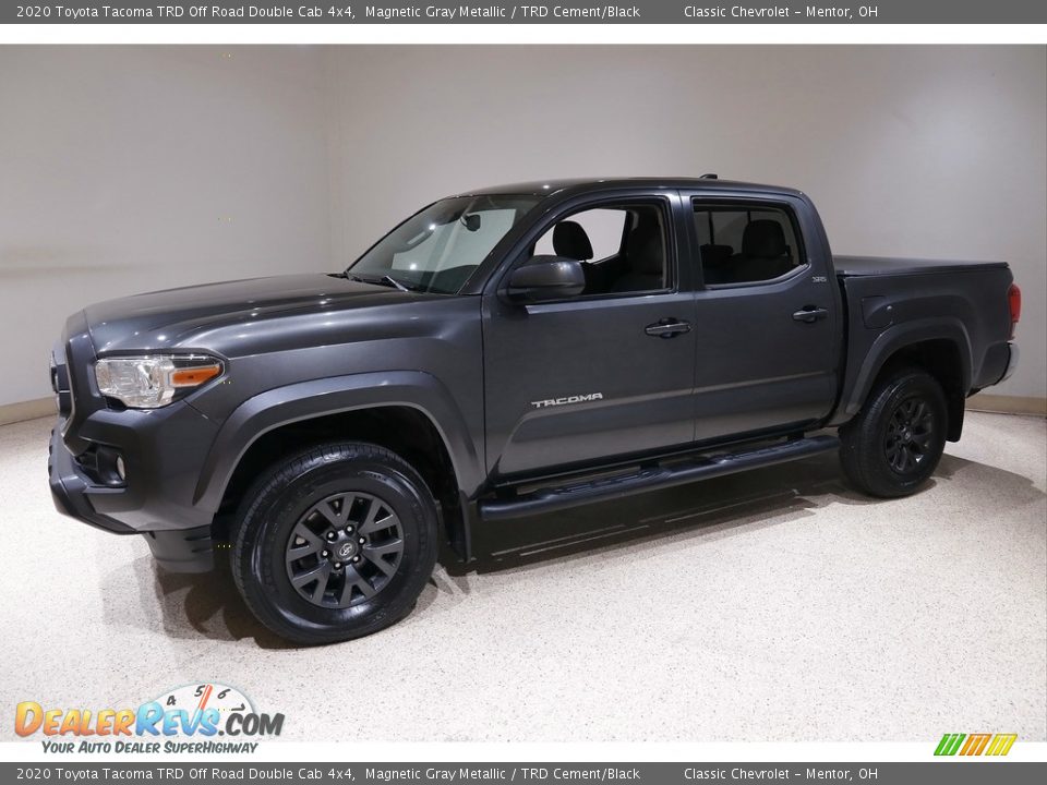 2020 Toyota Tacoma TRD Off Road Double Cab 4x4 Magnetic Gray Metallic / TRD Cement/Black Photo #3