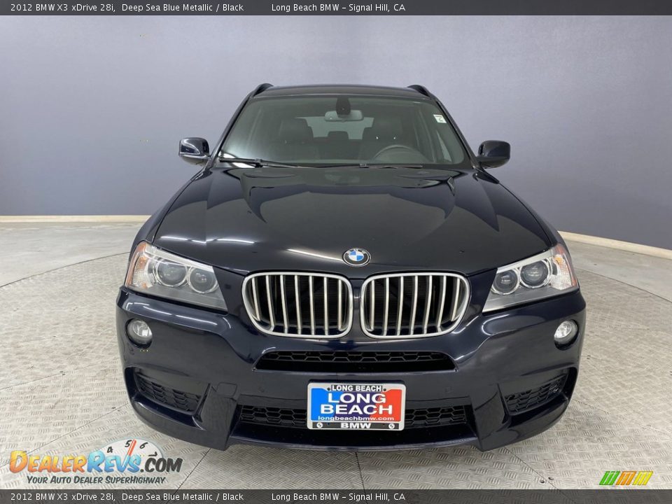 2012 BMW X3 xDrive 28i Deep Sea Blue Metallic / Black Photo #2