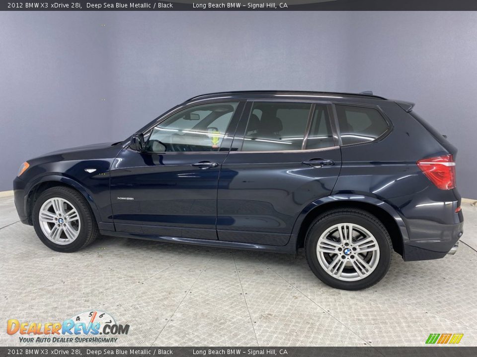 2012 BMW X3 xDrive 28i Deep Sea Blue Metallic / Black Photo #3