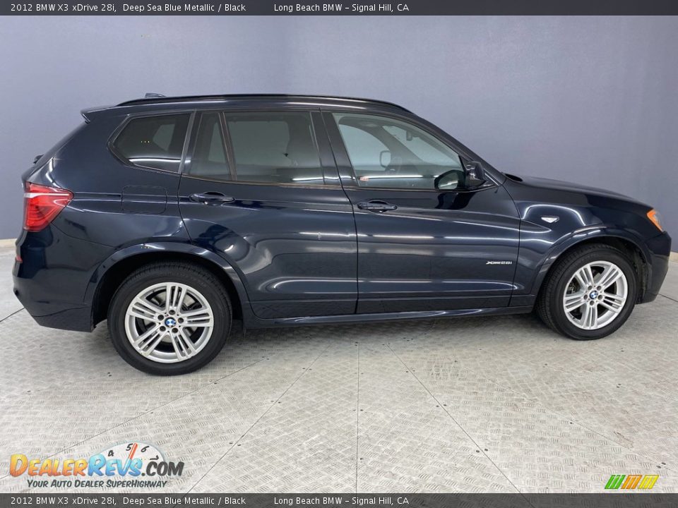 2012 BMW X3 xDrive 28i Deep Sea Blue Metallic / Black Photo #5