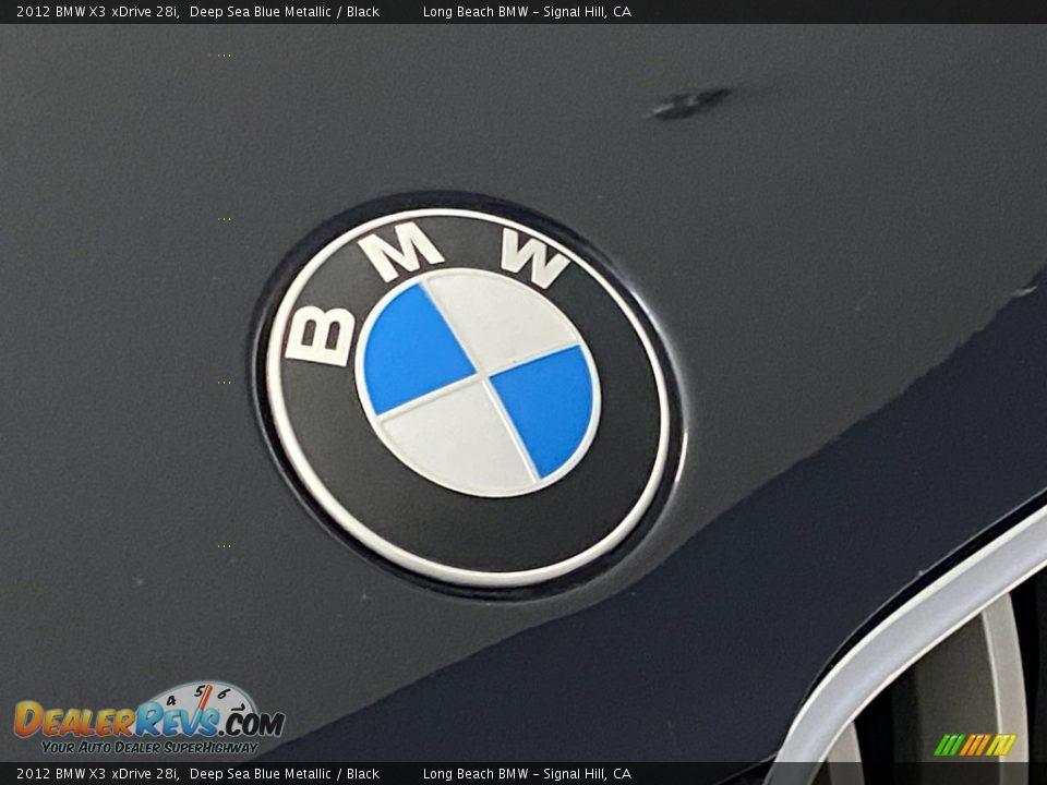 2012 BMW X3 xDrive 28i Deep Sea Blue Metallic / Black Photo #7