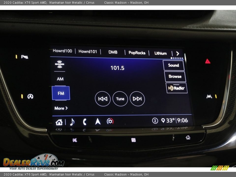 2020 Cadillac XT6 Sport AWD Manhattan Noir Metallic / Cirrus Photo #10