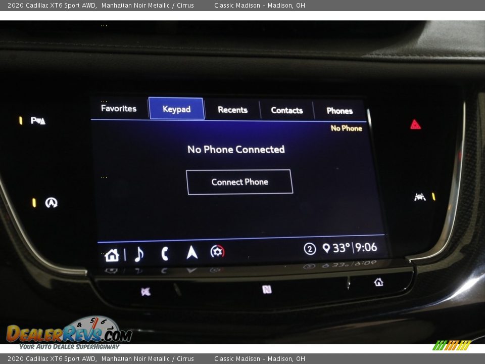 2020 Cadillac XT6 Sport AWD Manhattan Noir Metallic / Cirrus Photo #11