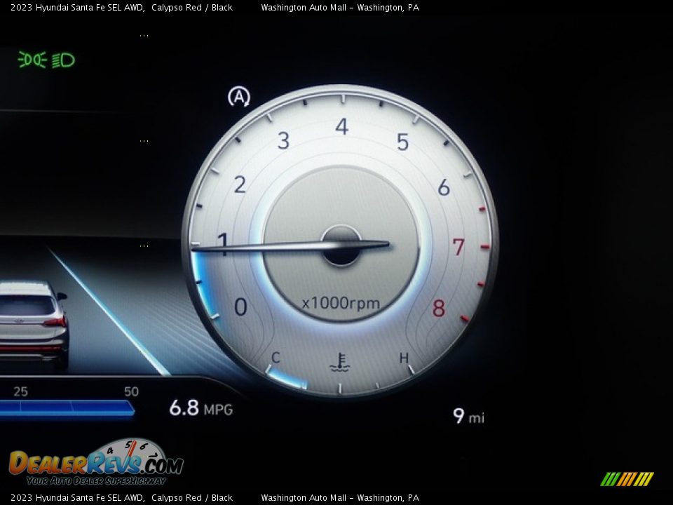 2023 Hyundai Santa Fe SEL AWD Calypso Red / Black Photo #19