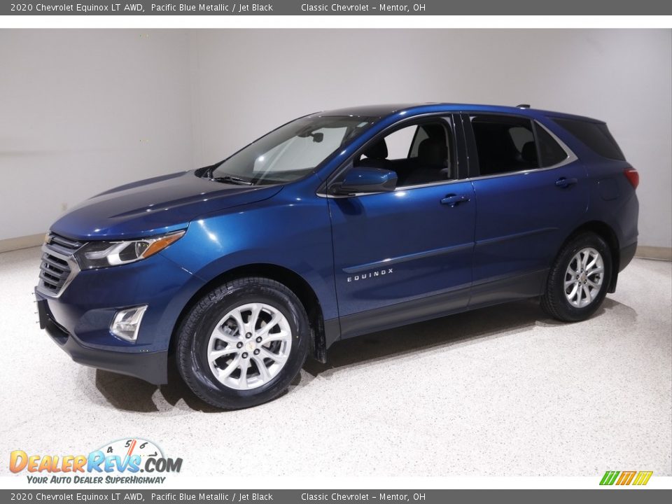 2020 Chevrolet Equinox LT AWD Pacific Blue Metallic / Jet Black Photo #3