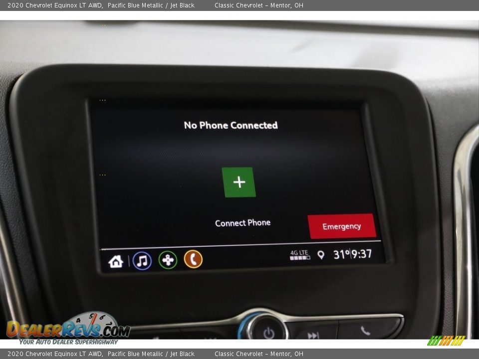 2020 Chevrolet Equinox LT AWD Pacific Blue Metallic / Jet Black Photo #11