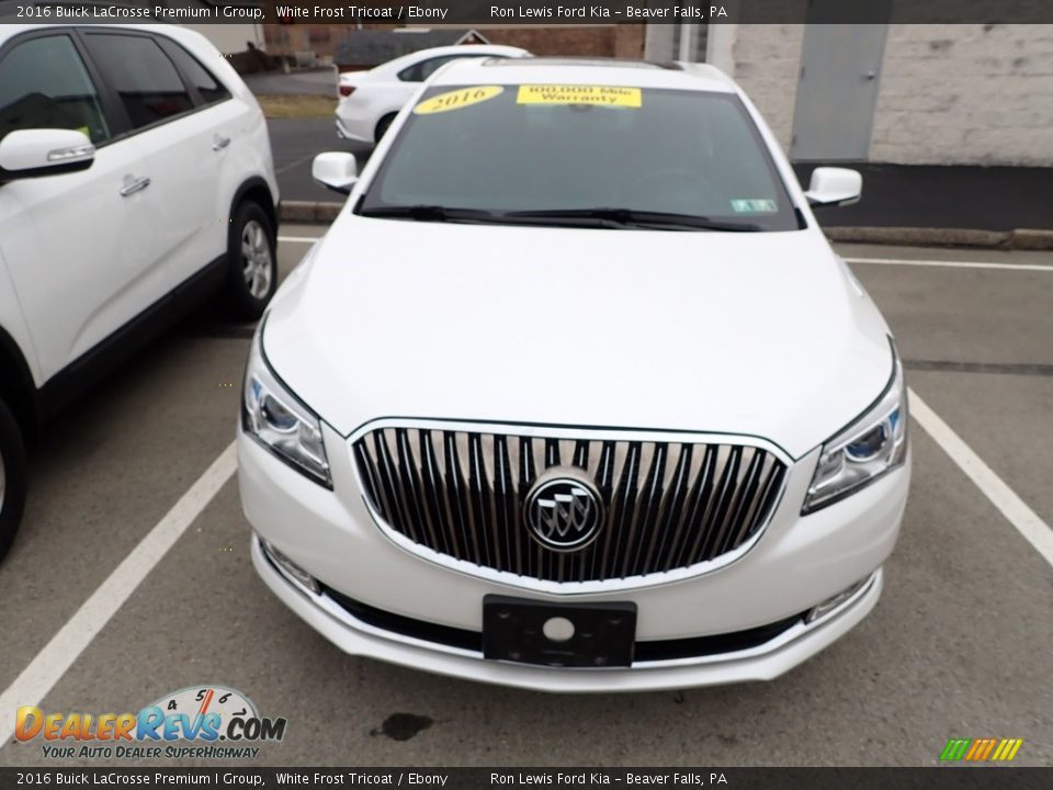 2016 Buick LaCrosse Premium I Group White Frost Tricoat / Ebony Photo #2