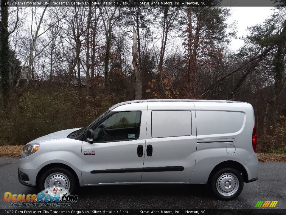 Silver Metallic 2022 Ram ProMaster City Tradesman Cargo Van Photo #1