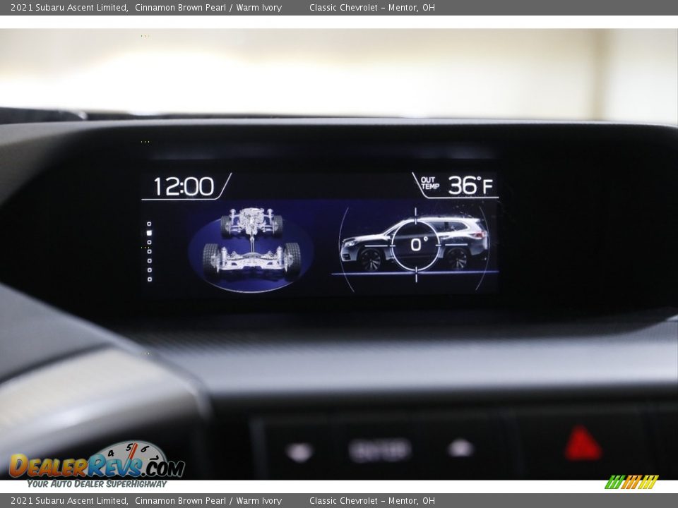 Controls of 2021 Subaru Ascent Limited Photo #11