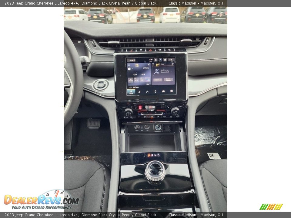 2023 Jeep Grand Cherokee L Laredo 4x4 Diamond Black Crystal Pearl / Global Black Photo #7