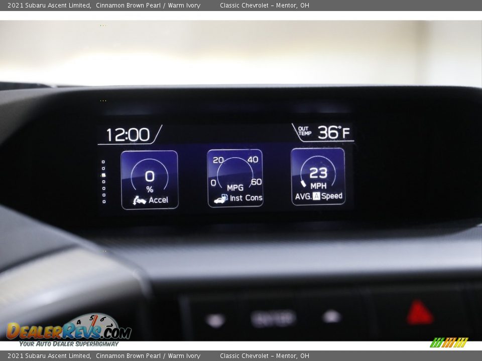 Controls of 2021 Subaru Ascent Limited Photo #12