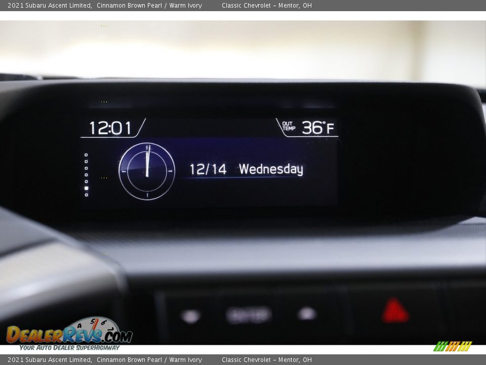 Controls of 2021 Subaru Ascent Limited Photo #15