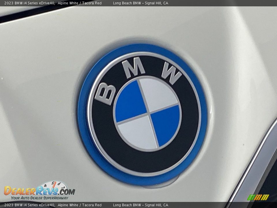 2023 BMW i4 Series eDrive40 Alpine White / Tacora Red Photo #5