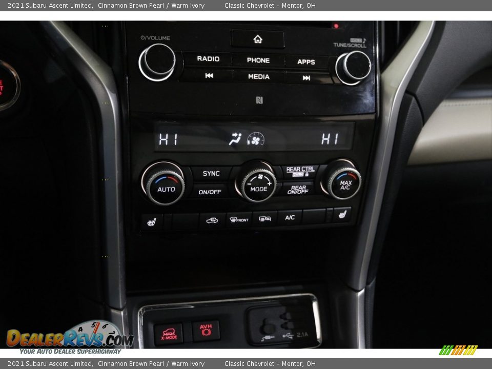 Controls of 2021 Subaru Ascent Limited Photo #19