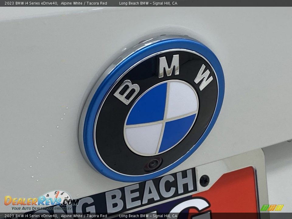 2023 BMW i4 Series eDrive40 Alpine White / Tacora Red Photo #7