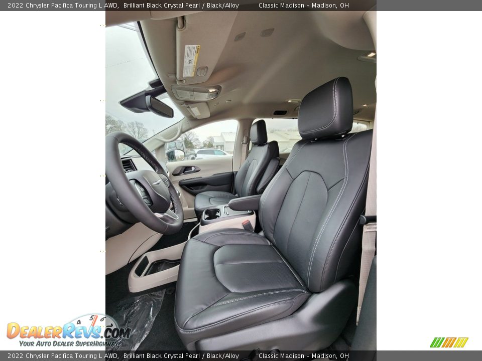2022 Chrysler Pacifica Touring L AWD Brilliant Black Crystal Pearl / Black/Alloy Photo #2
