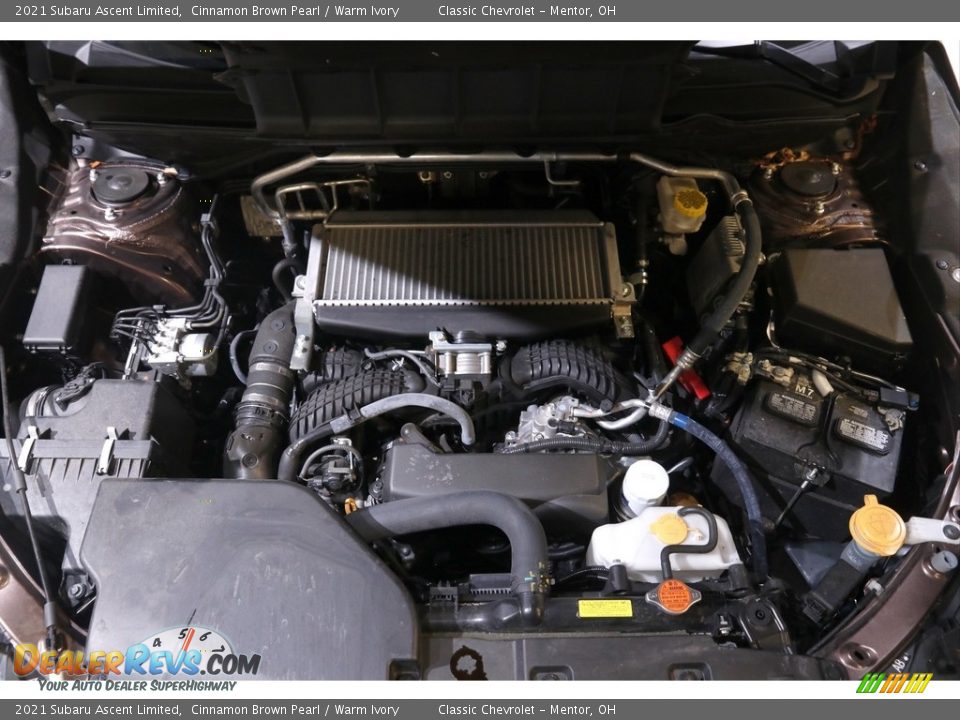 2021 Subaru Ascent Limited 2.4 Liter Turbocharged DOHC 16-Valve VVT Flat 4 Cylinder Engine Photo #27