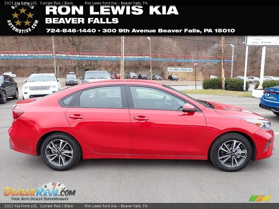 2023 Kia Forte LXS Currant Red / Black Photo #1