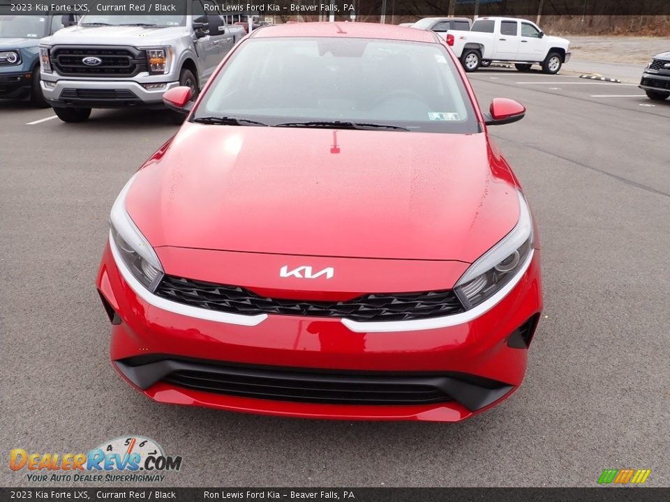 2023 Kia Forte LXS Currant Red / Black Photo #3