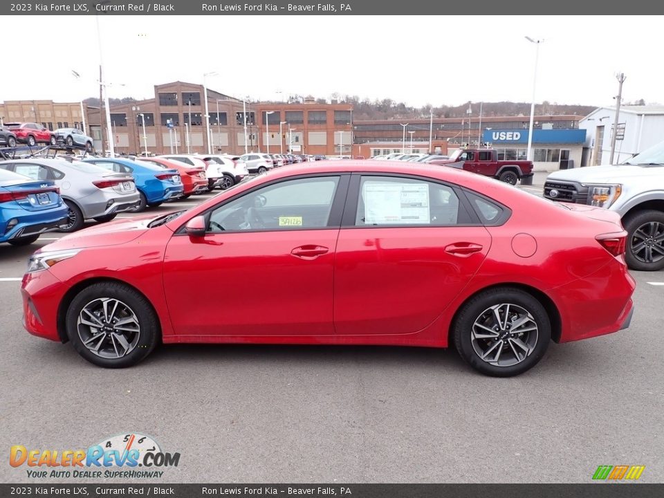 2023 Kia Forte LXS Currant Red / Black Photo #5