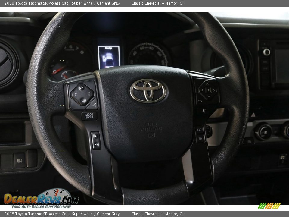 2018 Toyota Tacoma SR Access Cab Steering Wheel Photo #7