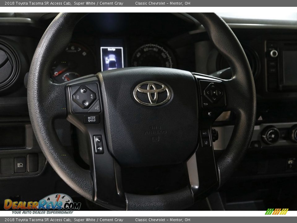 2018 Toyota Tacoma SR Access Cab Steering Wheel Photo #7