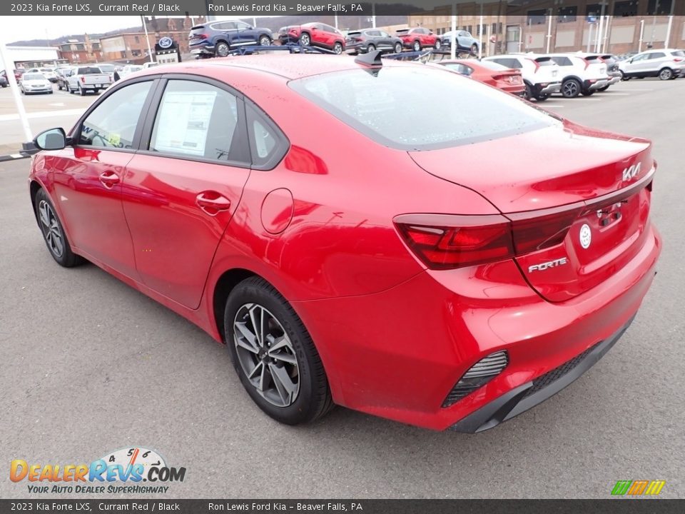2023 Kia Forte LXS Currant Red / Black Photo #6
