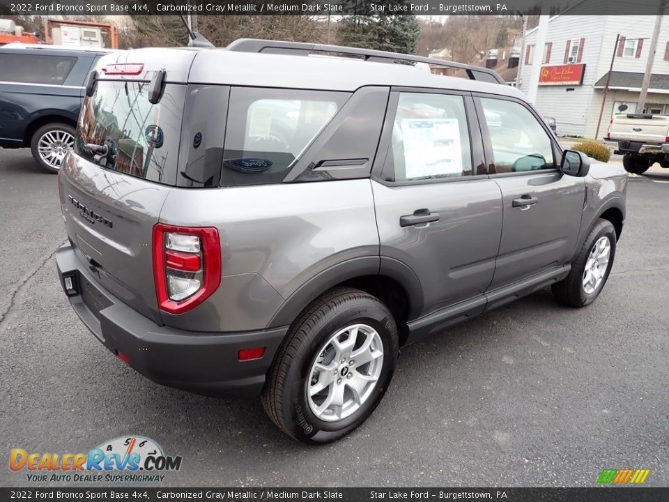 2022 Ford Bronco Sport Base 4x4 Carbonized Gray Metallic / Medium Dark Slate Photo #5