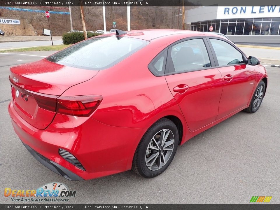 2023 Kia Forte LXS Currant Red / Black Photo #8