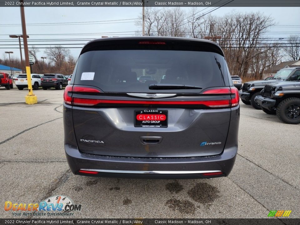 2022 Chrysler Pacifica Hybrid Limited Granite Crystal Metallic / Black/Alloy Photo #11