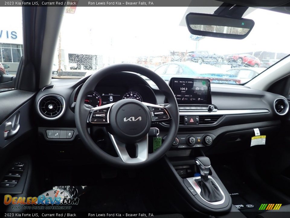 2023 Kia Forte LXS Currant Red / Black Photo #13