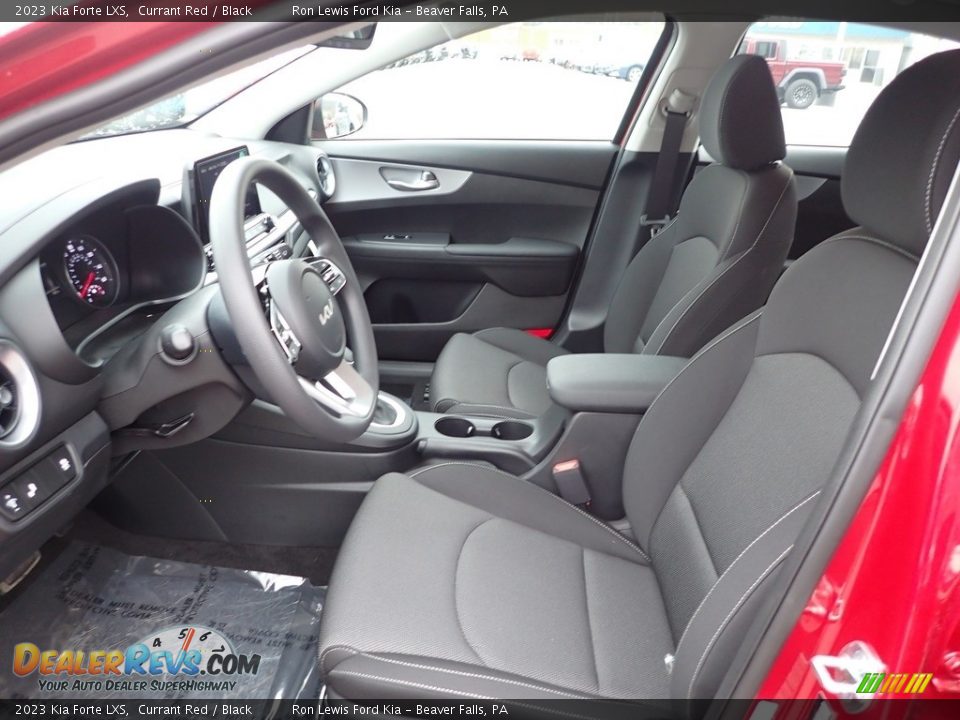 2023 Kia Forte LXS Currant Red / Black Photo #14
