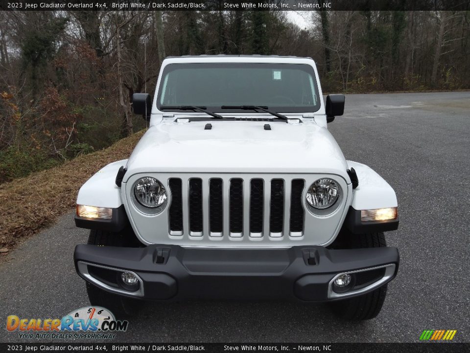 2023 Jeep Gladiator Overland 4x4 Bright White / Dark Saddle/Black Photo #3