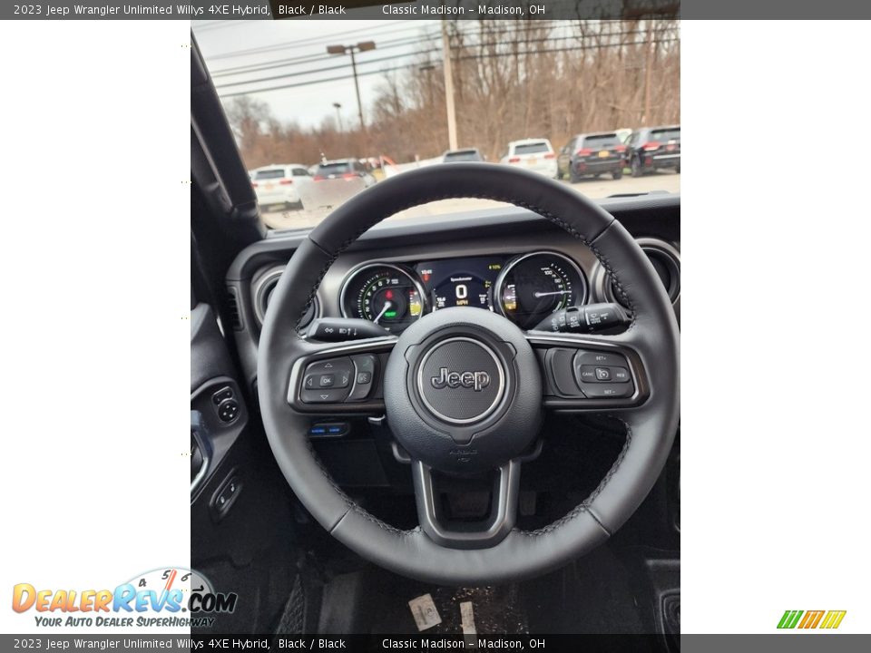 2023 Jeep Wrangler Unlimited Willys 4XE Hybrid Steering Wheel Photo #5