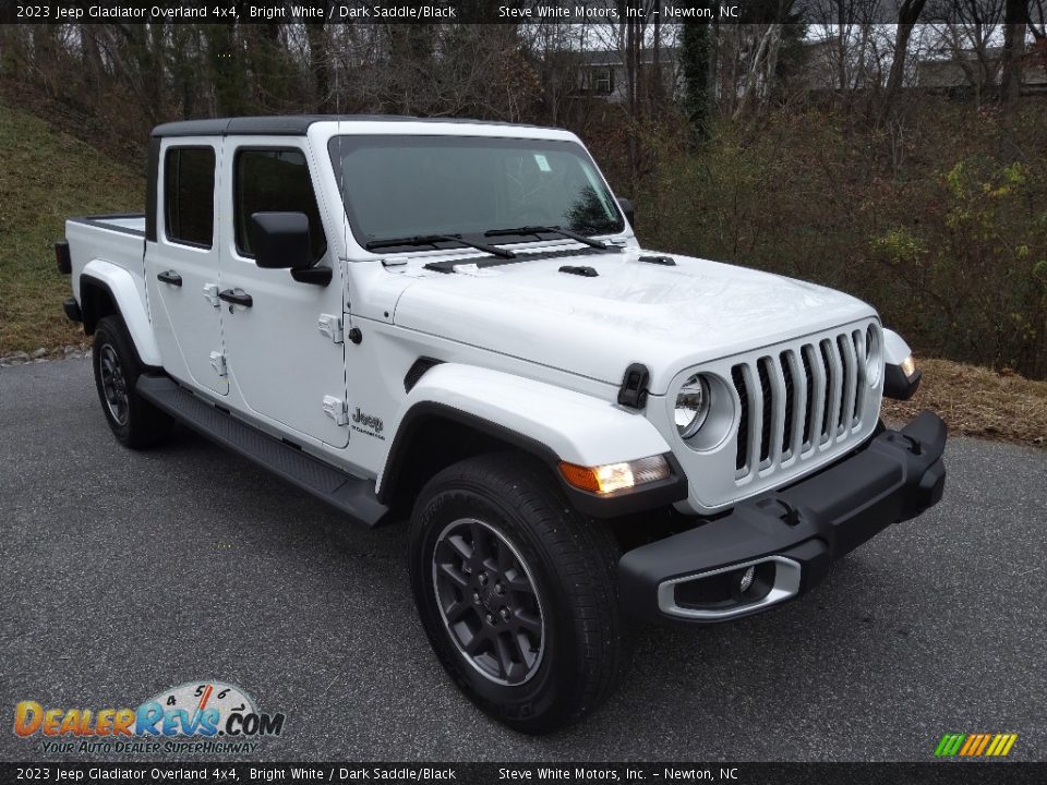 2023 Jeep Gladiator Overland 4x4 Bright White / Dark Saddle/Black Photo #4