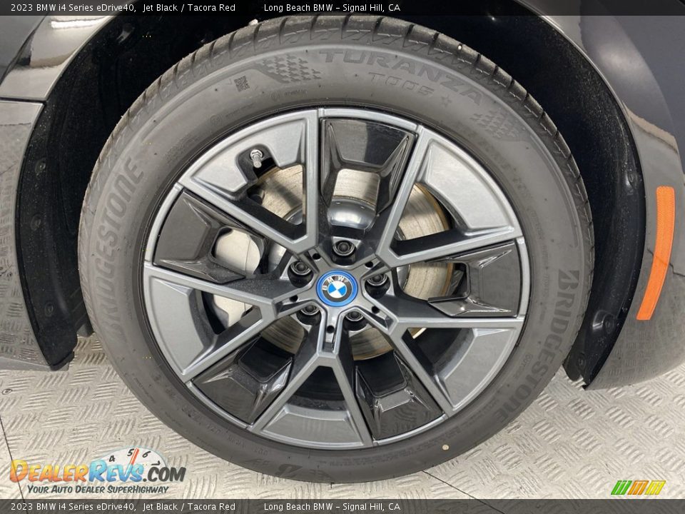 2023 BMW i4 Series eDrive40 Jet Black / Tacora Red Photo #3