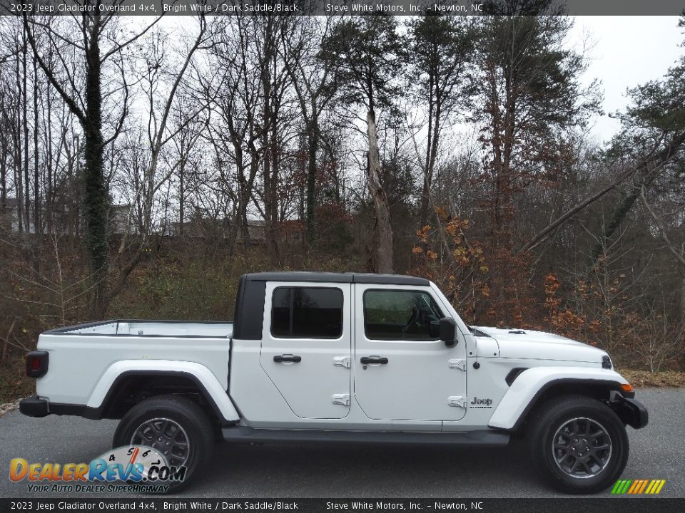 2023 Jeep Gladiator Overland 4x4 Bright White / Dark Saddle/Black Photo #5