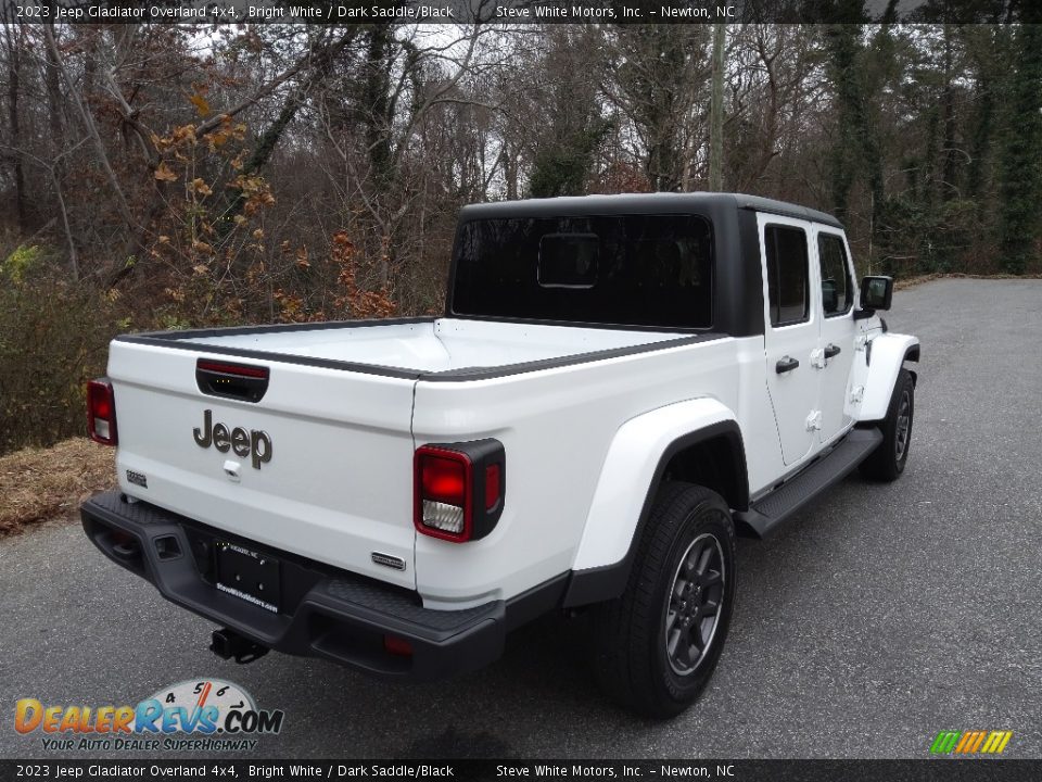 2023 Jeep Gladiator Overland 4x4 Bright White / Dark Saddle/Black Photo #6