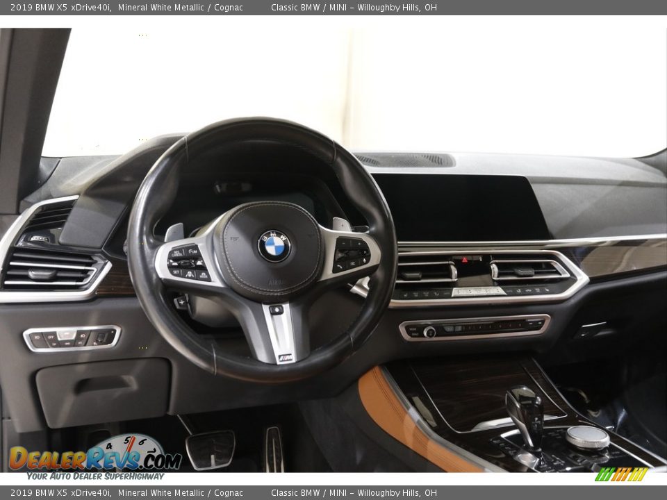 2019 BMW X5 xDrive40i Mineral White Metallic / Cognac Photo #6