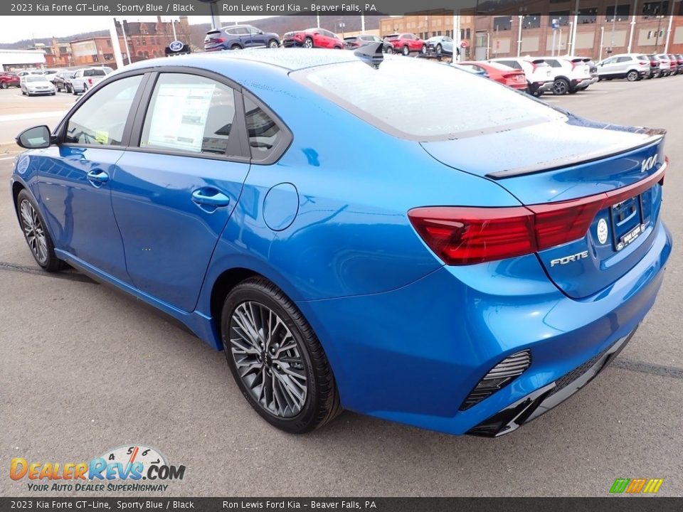2023 Kia Forte GT-Line Sporty Blue / Black Photo #6