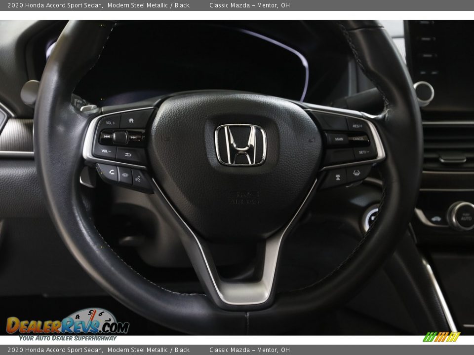 2020 Honda Accord Sport Sedan Modern Steel Metallic / Black Photo #7