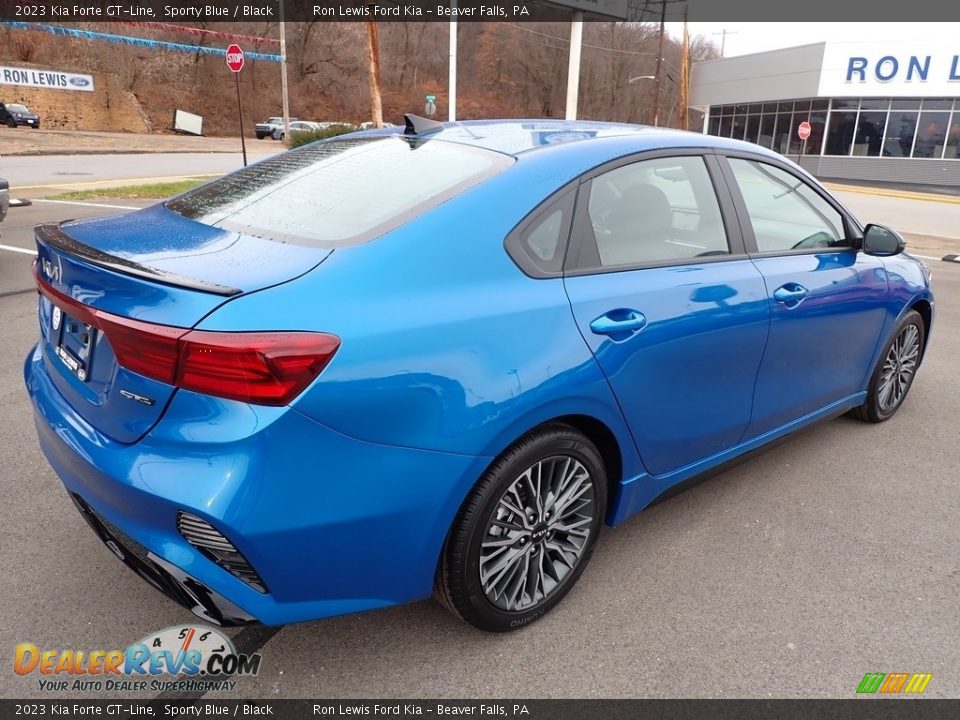 2023 Kia Forte GT-Line Sporty Blue / Black Photo #8