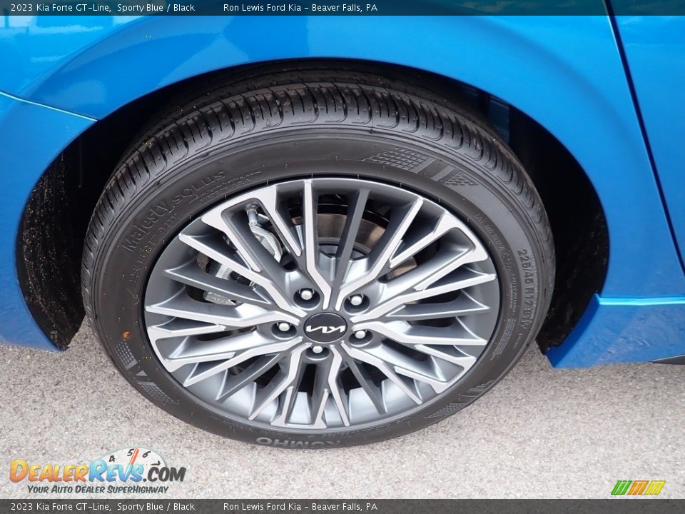 2023 Kia Forte GT-Line Sporty Blue / Black Photo #9