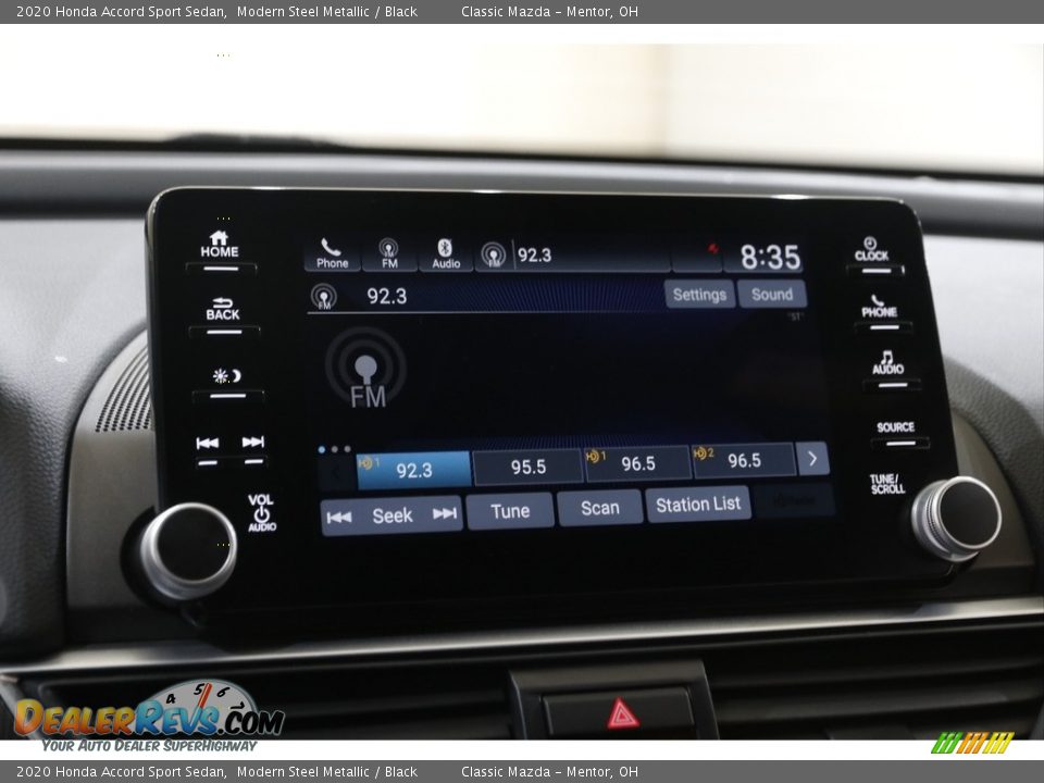 2020 Honda Accord Sport Sedan Modern Steel Metallic / Black Photo #10