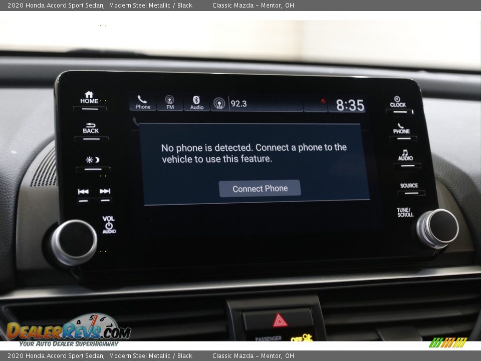 2020 Honda Accord Sport Sedan Modern Steel Metallic / Black Photo #11