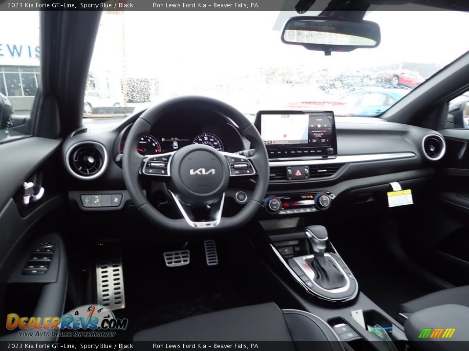 2023 Kia Forte GT-Line Sporty Blue / Black Photo #13