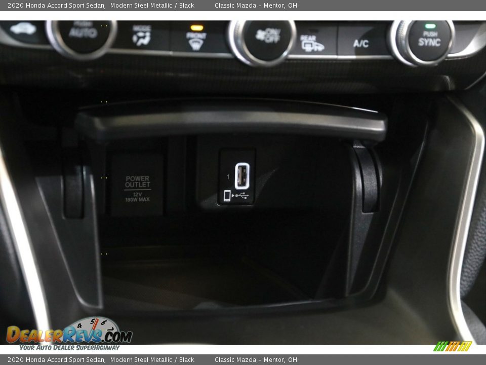 2020 Honda Accord Sport Sedan Modern Steel Metallic / Black Photo #14