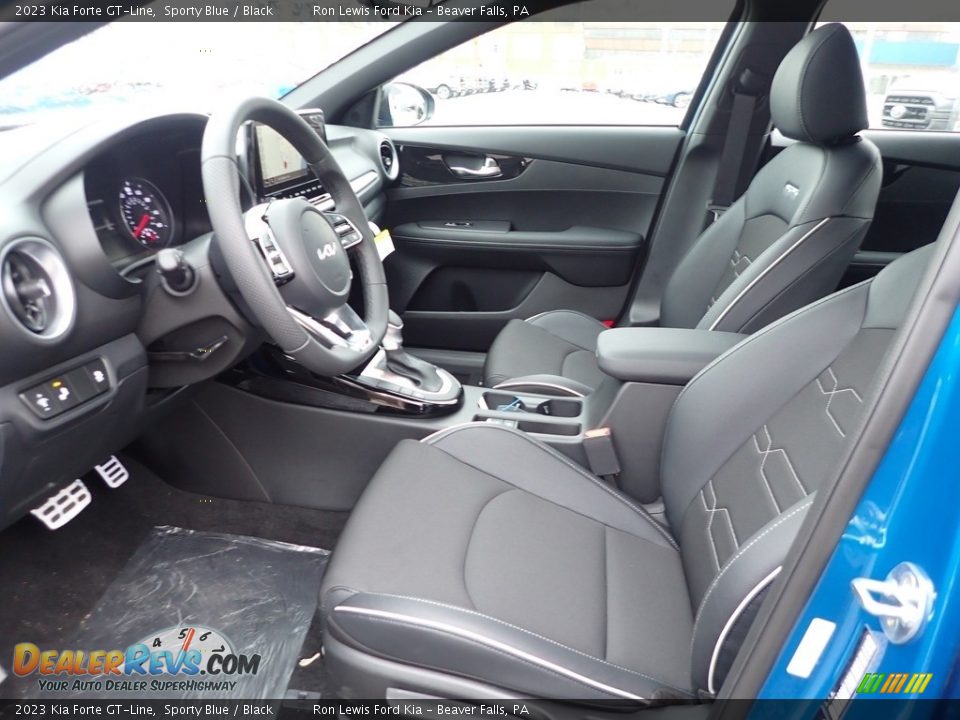 2023 Kia Forte GT-Line Sporty Blue / Black Photo #14
