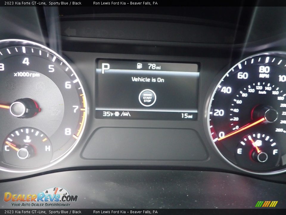 2023 Kia Forte GT-Line Sporty Blue / Black Photo #16
