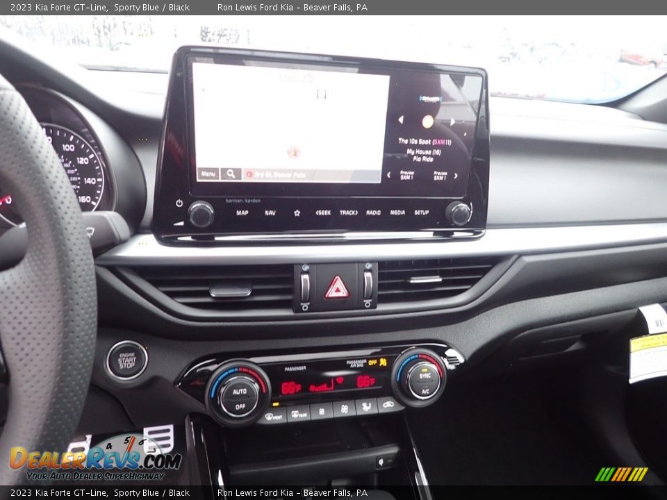 2023 Kia Forte GT-Line Sporty Blue / Black Photo #17